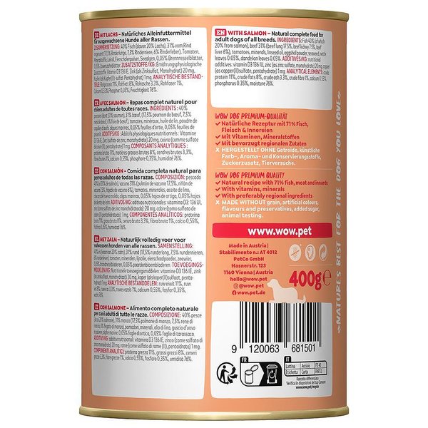 WOW ADULT SALMON 400g - View 2