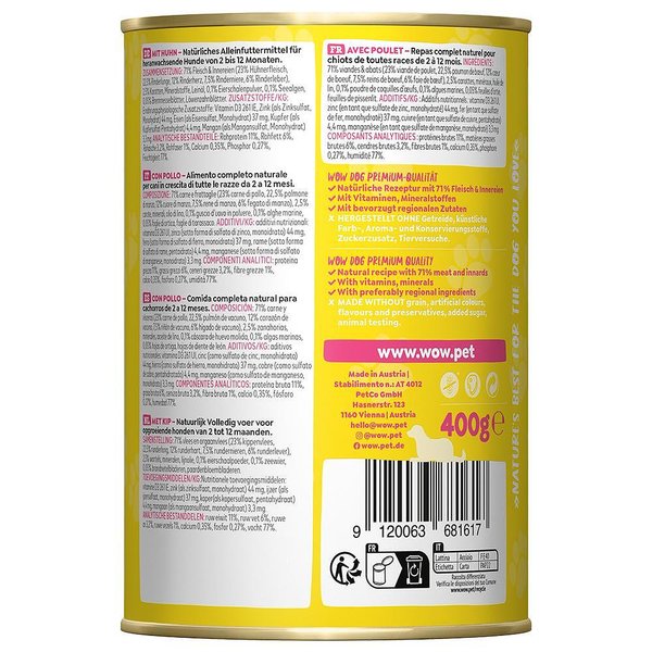 WOW JUNIOR CHICKEN 400g - View 2