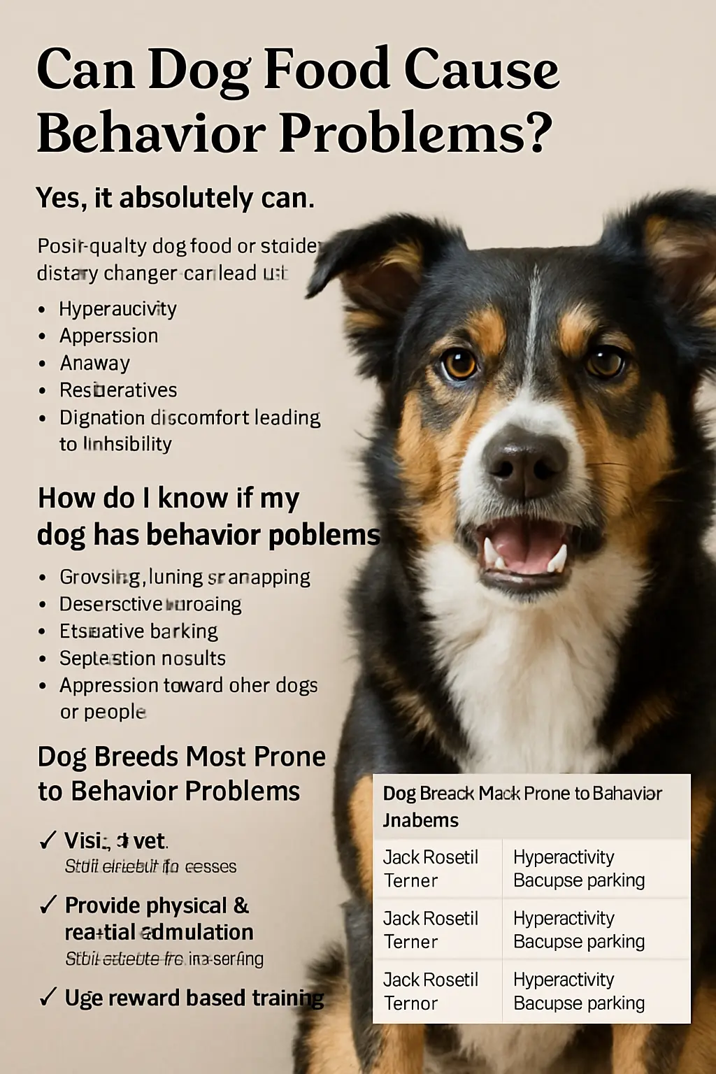 14 Most common dog behavior problems and how to fix them through training